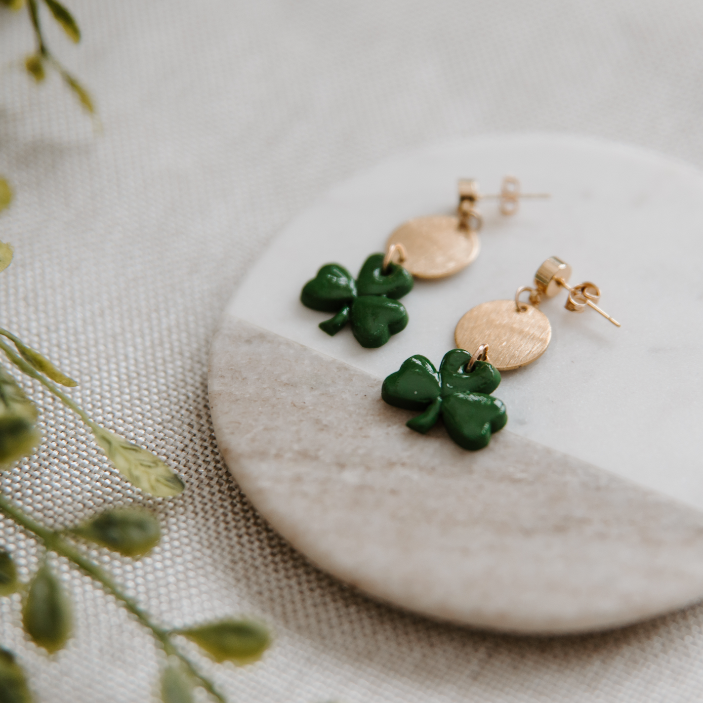 St. Patrick | Earrings by Selah Luna